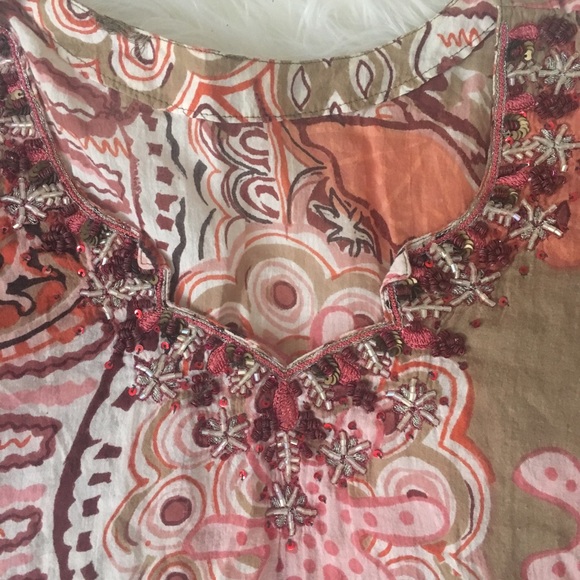 Handmade Indian tunic. - Picture 2 of 3